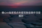 糖心tv独家观点年度现象级事件深度解析
