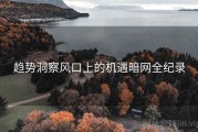 趋势洞察风口上的机遇暗网全纪录