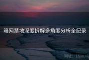 暗网禁地深度拆解多角度分析全纪录