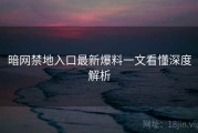暗网禁地入口最新爆料一文看懂深度解析