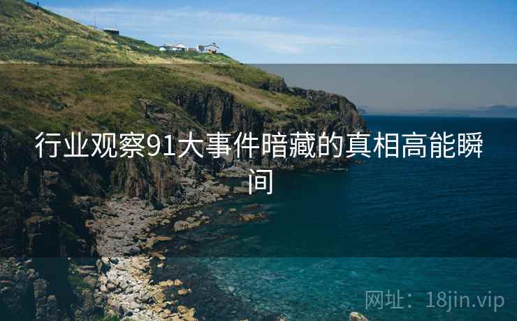 行业观察91大事件暗藏的真相高能瞬间
