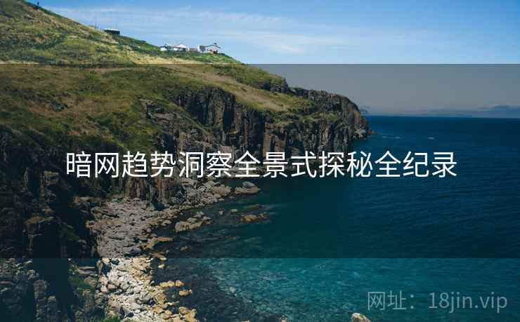 暗网趋势洞察全景式探秘全纪录