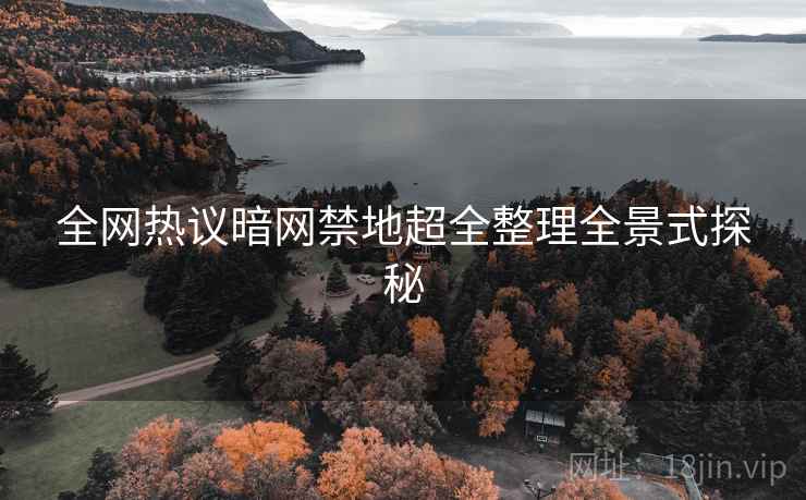 全网热议暗网禁地超全整理全景式探秘
