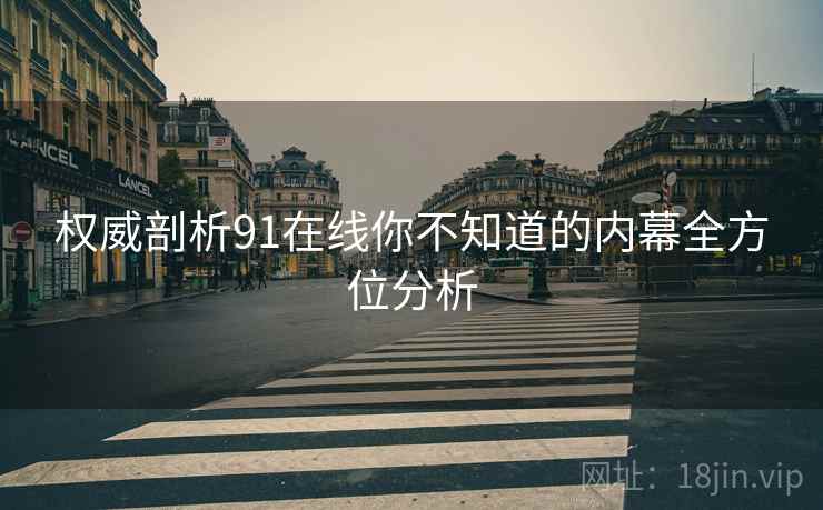 权威剖析91在线你不知道的内幕全方位分析