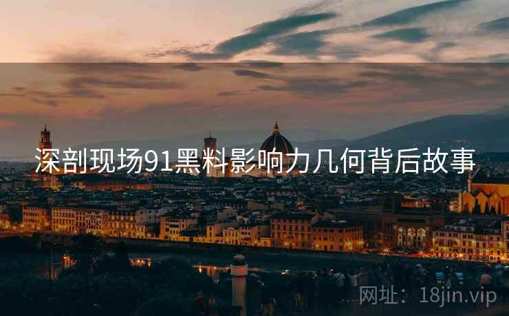深剖现场91黑料影响力几何背后故事