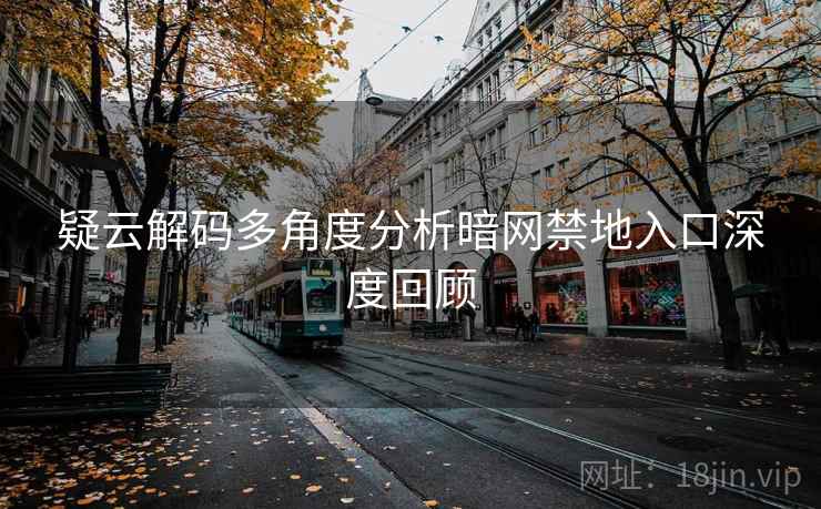 疑云解码多角度分析暗网禁地入口深度回顾