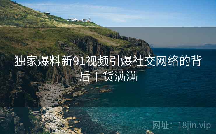 独家爆料新91视频引爆社交网络的背后干货满满